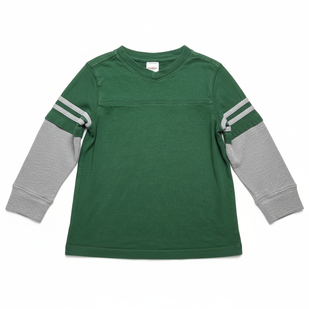 Hanna Andersson Kids Long Sleeve Football/Raglan Tee - US 5 (110 cm)
